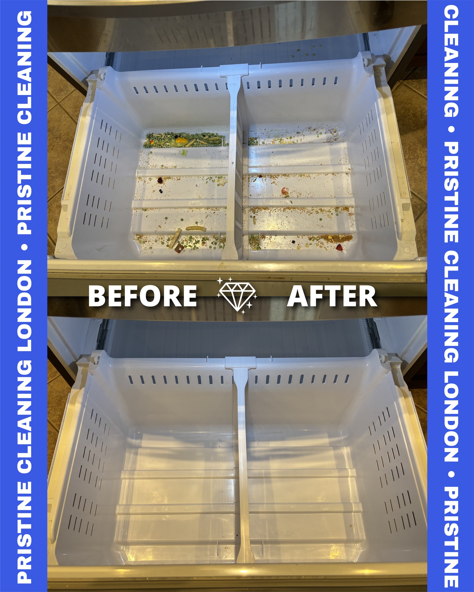 Out with the spills, in with the pristine shine! 👀 We absolutely love a satisfying before and after, especially when it involves a fridge drawer rescue. No more sticky messes or forgotten food scraps: just a sanitized, sparkling interior. Nothing beats a fresh fridge to start a new month!

#BeforeandAfter #CleaningTransformation #CleaningTips #LondonOntario